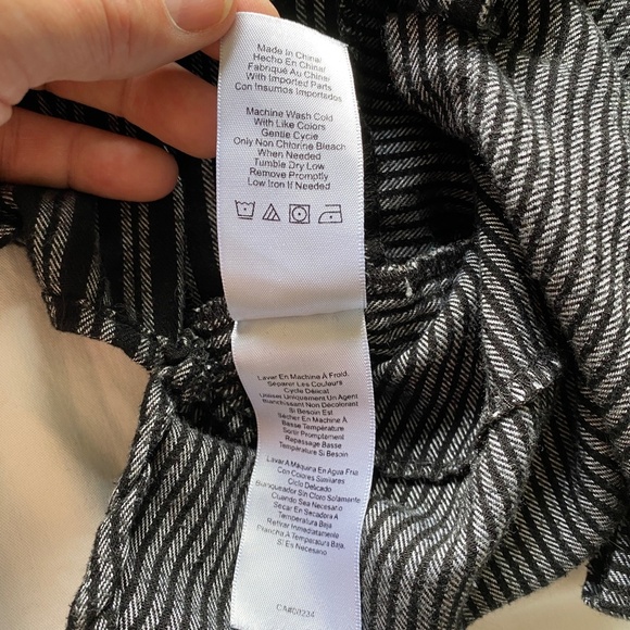 DKNY Black and White Striped Mini Dress - Picture 9 of 14